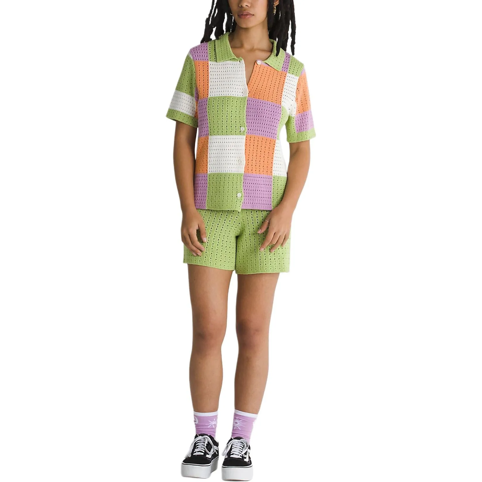 (WMNS) Vans Morrison Checker Sweater 'Multi-color' VN000G3QCR0 sold by KicksCrew product image thumbnail 2