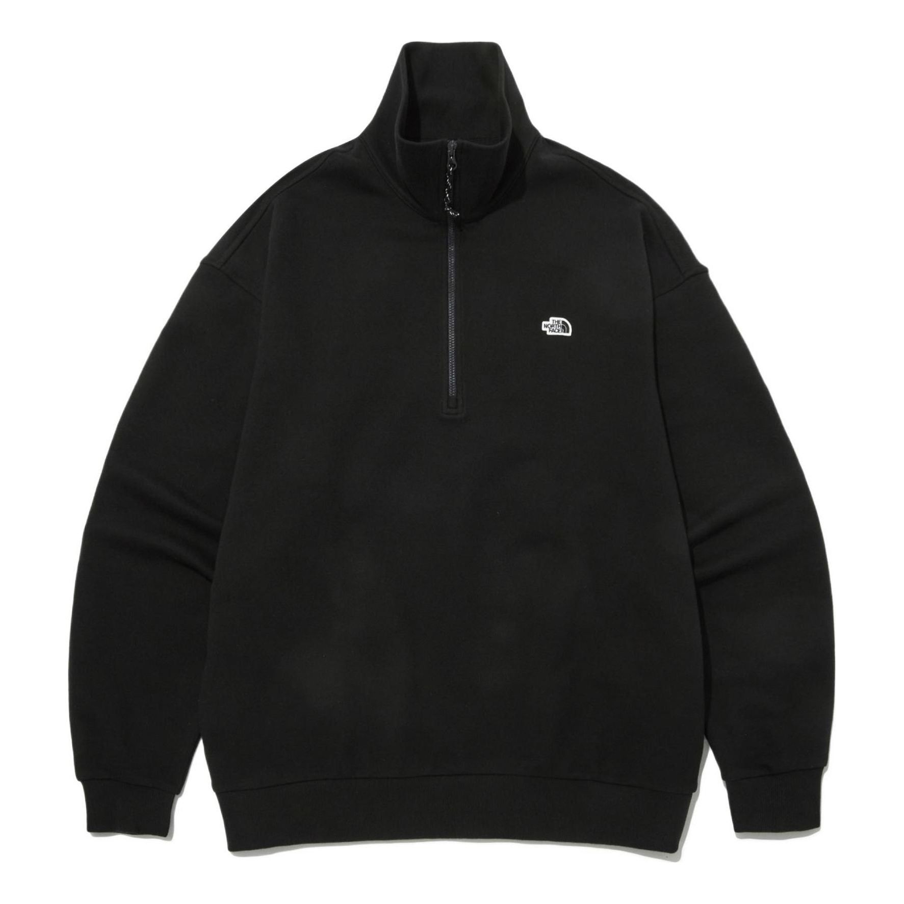 THE NORTH FACE Logo Fleece Half Zip Sweater 'Black' NM5MP03B sold by KicksCrew