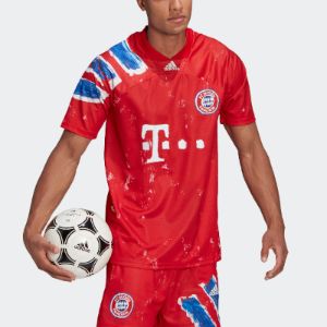 adidas x Human Race FC Bayern Munich Jersey 'Fcb True Red White' GJ9088 sold by KicksCrew