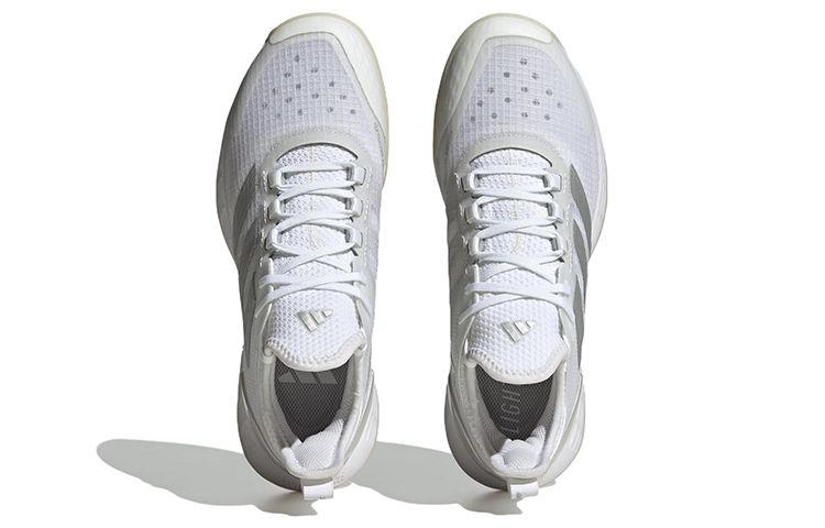 (WMNS) Adidas Adizero Ubersonic 4.1 'White Silver Metallic' ID1566 sold by KicksCrew product image thumbnail 5