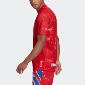 adidas x Human Race FC Bayern Munich Jersey 'Fcb True Red White' GJ9088 sold by KicksCrew