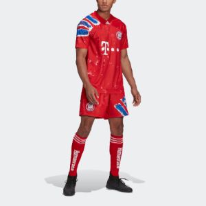 adidas x Human Race FC Bayern Munich Jersey 'Fcb True Red White' GJ9088 sold by KicksCrew