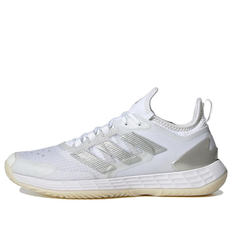 (WMNS) Adidas Adizero Ubersonic 4.1 'White Silver Metallic' ID1566 sold by KicksCrew