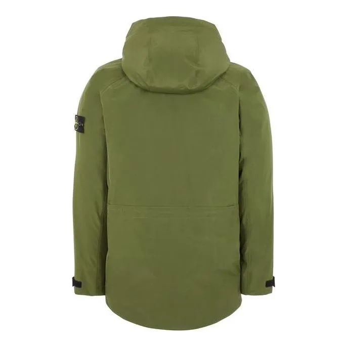 STONE ISLAND Hooded Down Jacket 'Olive Green' 771541926-V0058 sold by KicksCrew product image thumbnail 2