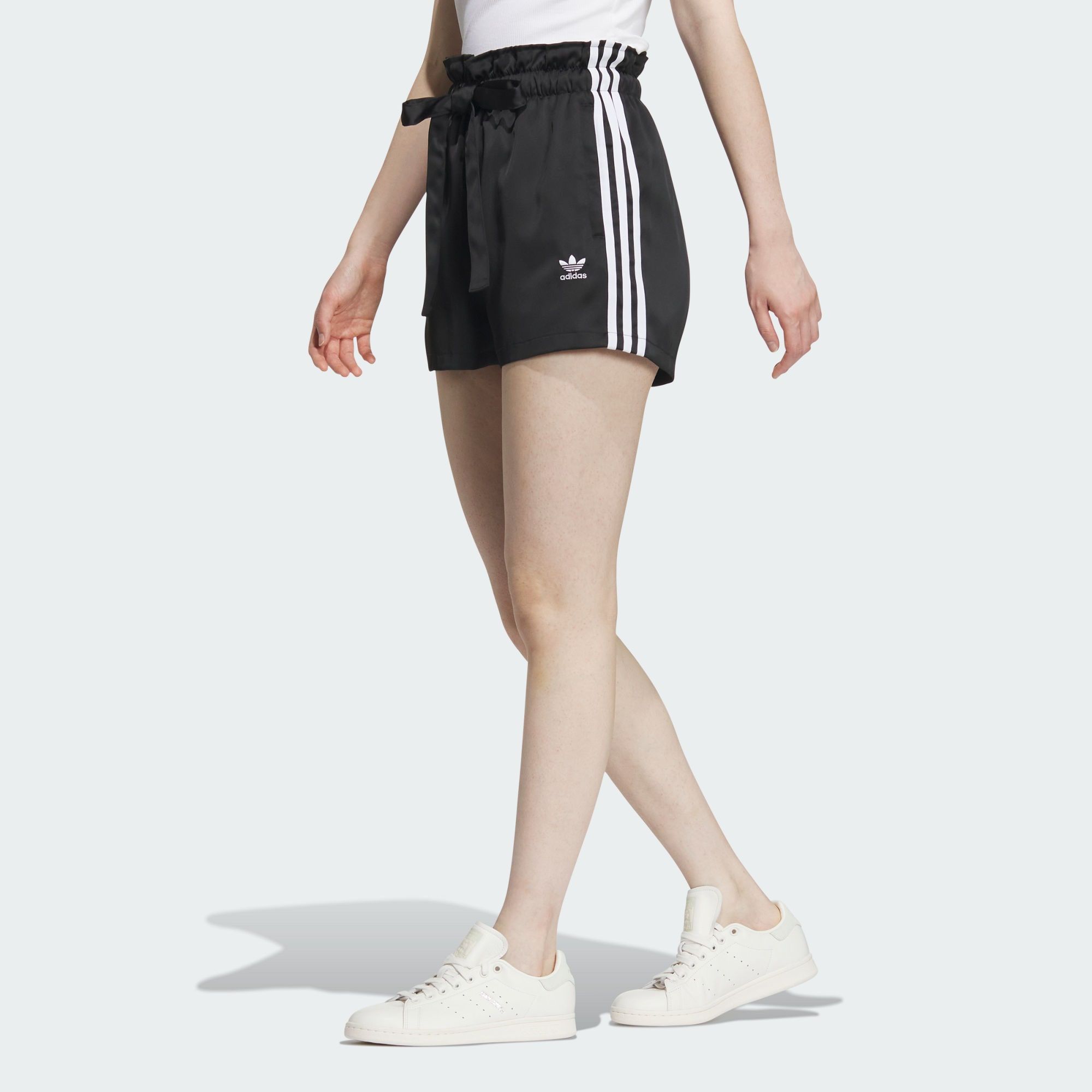 (WMNS) adidas originals Sportswear Shorts 'Black' IN1016 sold by KicksCrew product image thumbnail 2