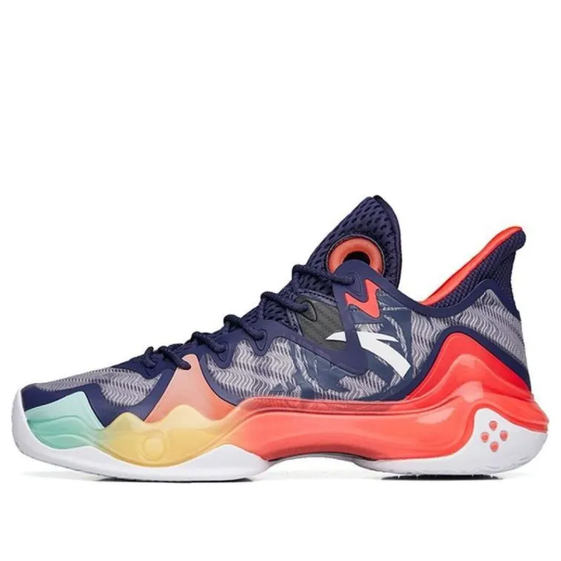 ANTA Shock Wave 4 'Purple Green Red' 112231106-6 sold by KicksCrew
