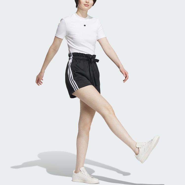 (WMNS) adidas originals Sportswear Shorts 'Black' IN1016 sold by KicksCrew product image thumbnail 4