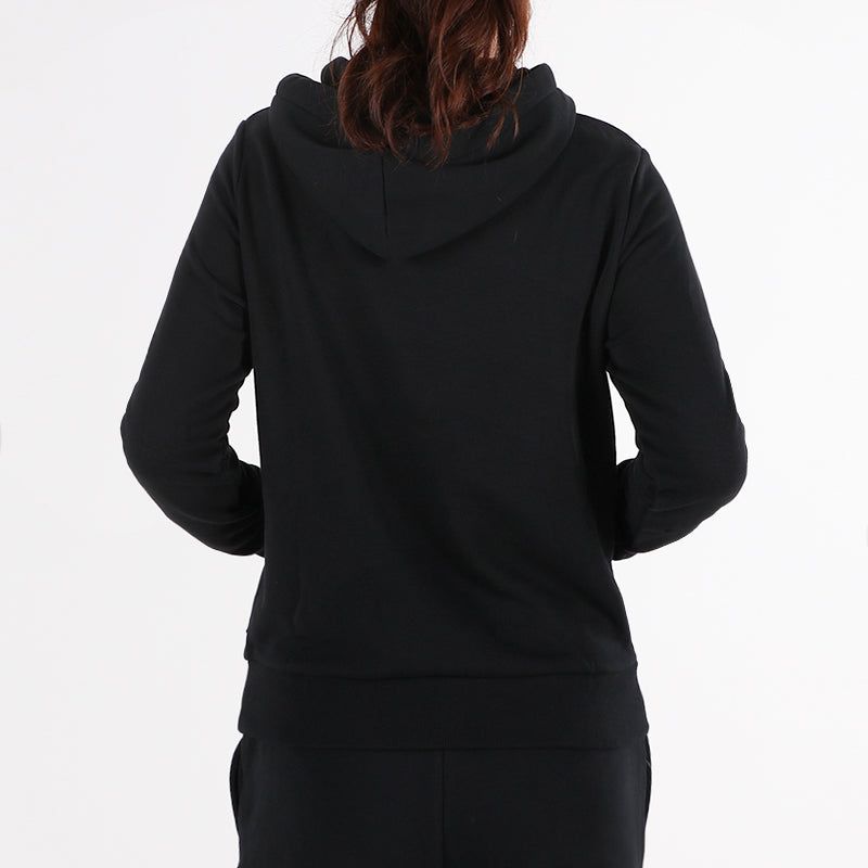 (WMNS) Converse Star Chevron Hoodie 'Black' 10008923-A01 sold by KicksCrew product image thumbnail 4