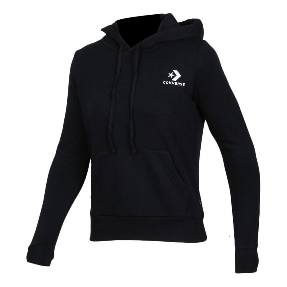(WMNS) Converse Star Chevron Hoodie 'Black' 10008923-A01 sold by KicksCrew