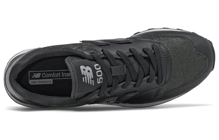 (WMNS) New Balance 500 Classic 'Black White' GW500MO1 sold by KicksCrew product image thumbnail 3