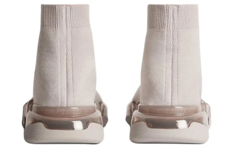 (WMNS) Balenciaga Speed 2.0 Full Clear Sole Sneaker 'Light Beige' 617196W2DC42000 sold by KicksCrew product image thumbnail 5