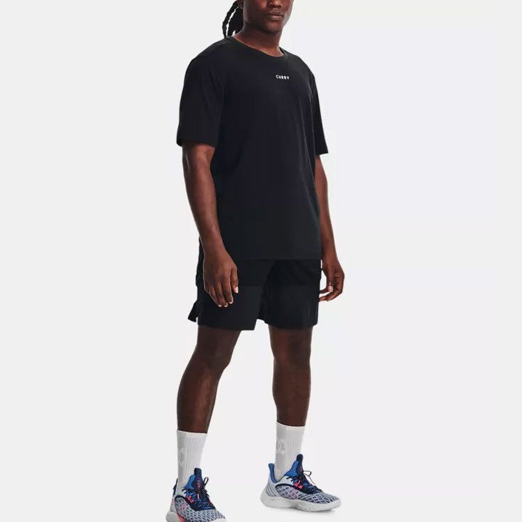 Under Armour CURRY Incubate Tee 'Black' 1370255-001 sold by KicksCrew product image thumbnail 3