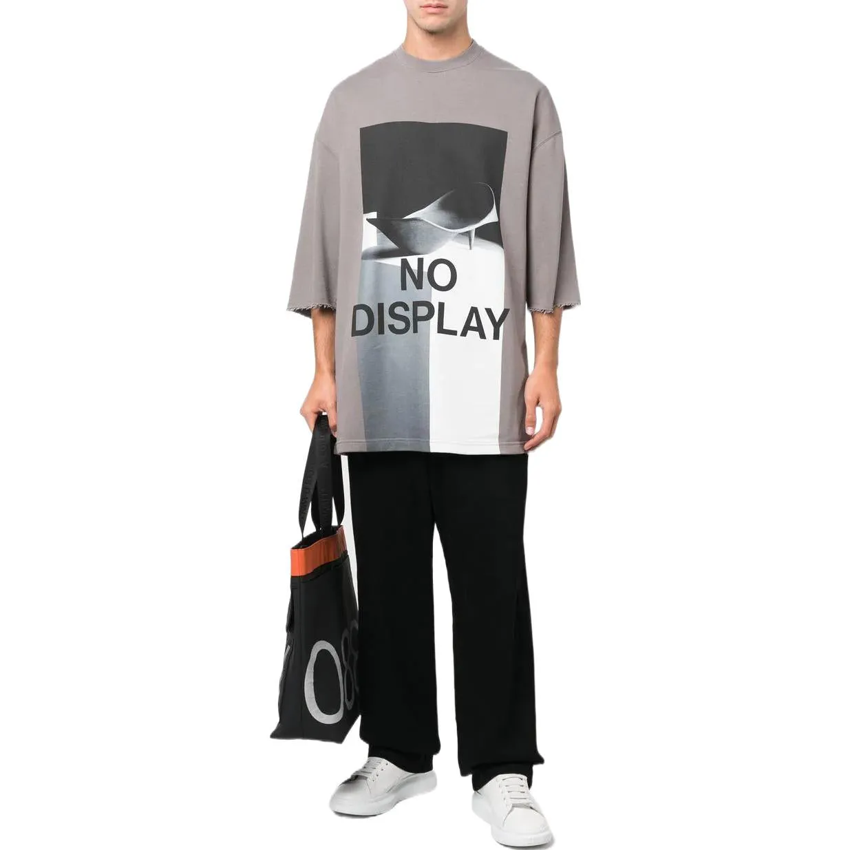 A-COLD-WALL* No Display Oversized T-Shirt 'Mid Grey' ACWMW105MID sold by KicksCrew product image thumbnail 3