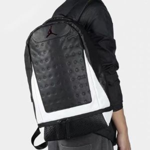 Air Jordan Retro 13 Backpack 'Black/White' 9A1898-210 sold by KicksCrew