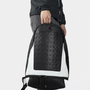 Air Jordan Retro 13 Backpack 'Black/White' 9A1898-210 sold by KicksCrew