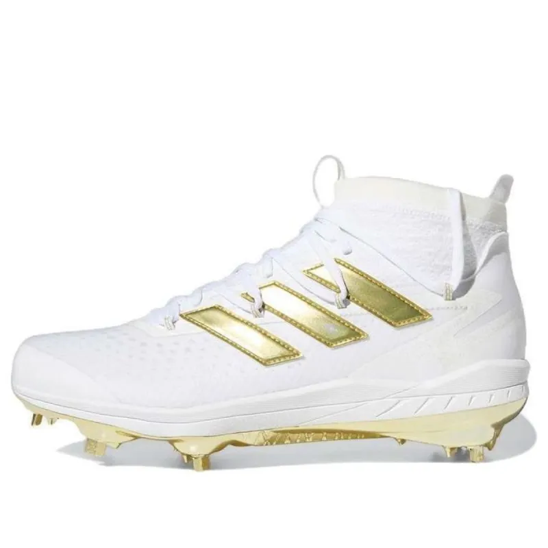 Adidas Adizero Afterburner 8 NWV Cleats 'White Gold' FY3854 sold by KicksCrew