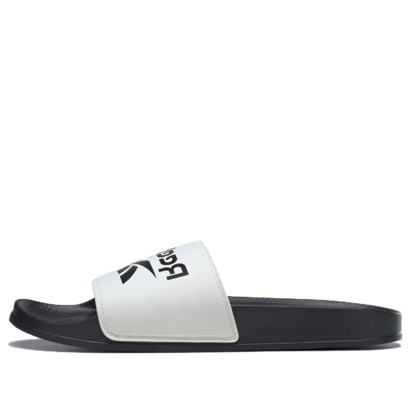 Reebok Fulgere Slides 'Black White' HR0390 sold by KicksCrew