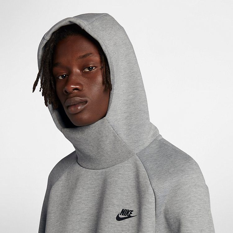 NIKE Sportswear Tech Fleece Pullover Hoodie 'Grey Black' 928487-063 sold by KicksCrew product image thumbnail 4