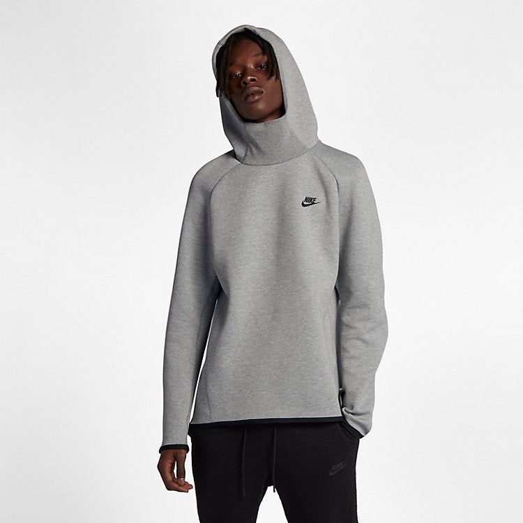 NIKE Sportswear Tech Fleece Pullover Hoodie 'Grey Black' 928487-063 sold by KicksCrew product image thumbnail 5