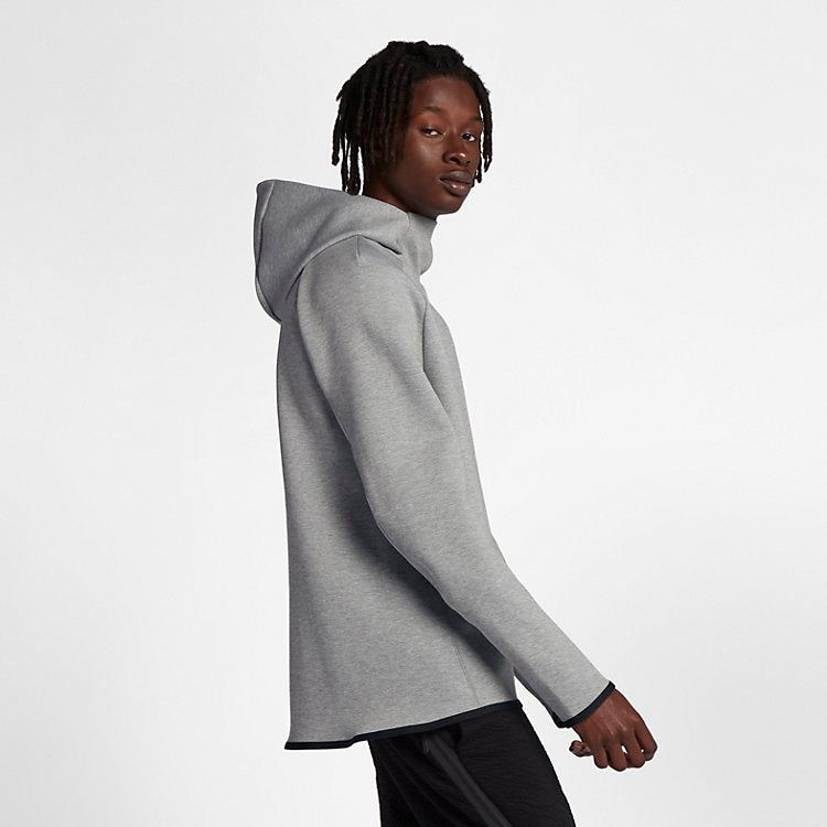 NIKE Sportswear Tech Fleece Pullover Hoodie 'Grey Black' 928487-063 sold by KicksCrew product image thumbnail 2