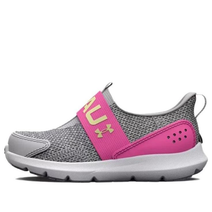 (TD) Under Armour Surge 3 Slip 'Halo Grey Rebel Pink' 3026533-100 sold by KicksCrew