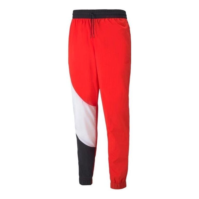 Puma Clyde Water Repellent Basketball Pants 'Red' 534197-08 sold by KicksCrew