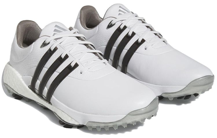 Adidas Tour360 22 BOOST Golf Shoes 'Cloud White Black Silver Metallic' GY9808 sold by KicksCrew product image thumbnail 4