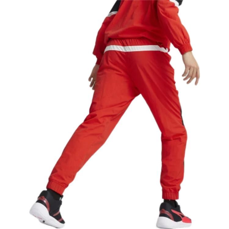 Puma Clyde Water Repellent Basketball Pants 'Red' 534197-08 sold by KicksCrew product image thumbnail 3