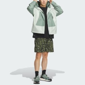 adidas x National Geographic Windstopper Gore-Tex Jacket 'Silver Green' IS9507 sold by KicksCrew
