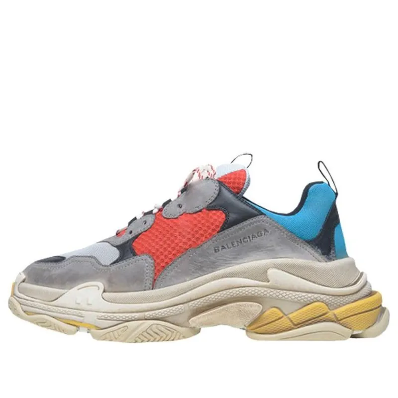 Balenciaga Triple S Sneaker 'Grey Blue Red' 512175W09O24365 sold by KicksCrew