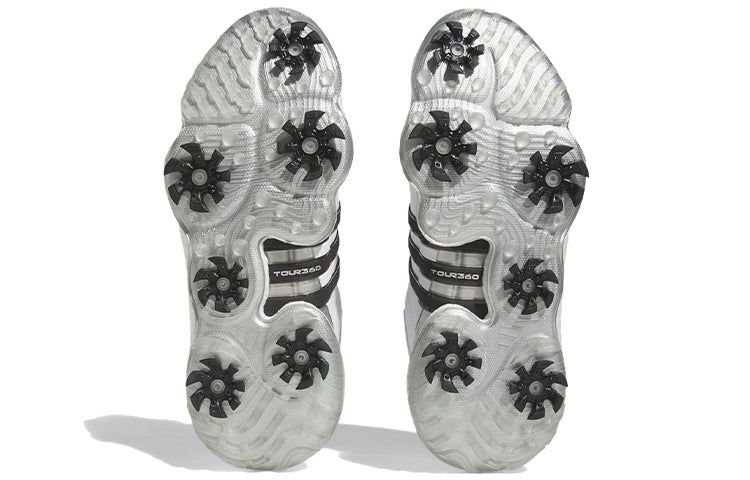 Adidas Tour360 22 BOOST Golf Shoes 'Cloud White Black Silver Metallic' GY9808 sold by KicksCrew product image thumbnail 6