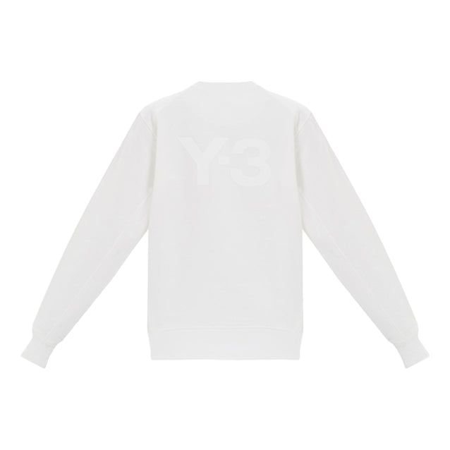 Adidas Y-3 Back Logo Crew Neck Sweatshirt 'Core White' FN3372 sold by KicksCrew