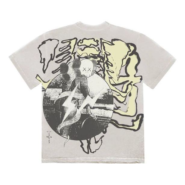 Travis Scott Cactus Jack x KAWS For Fragment Tee 'Vintage Wash' CJFR-SS01 sold by KicksCrew product image thumbnail 2