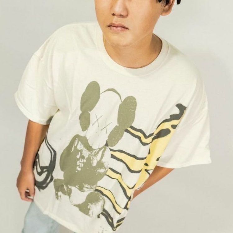 Travis Scott Cactus Jack x KAWS For Fragment Tee 'Vintage Wash' CJFR-SS01 sold by KicksCrew product image thumbnail 3