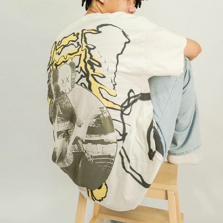 Travis Scott Cactus Jack x KAWS For Fragment Tee 'Vintage Wash' CJFR-SS01 sold by KicksCrew product image thumbnail 4
