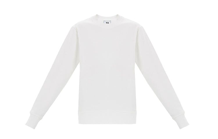 Adidas Y-3 Back Logo Crew Neck Sweatshirt 'Core White' FN3372 sold by KicksCrew product image thumbnail 2