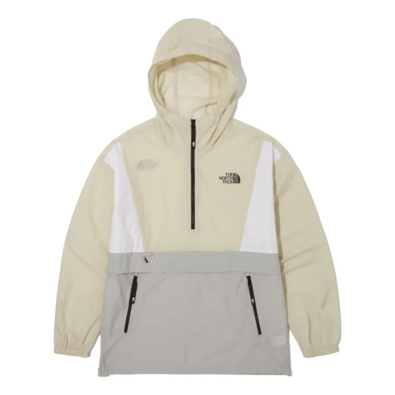 THE NORTH FACE Label Reston Anorak 'Tan Grey' NA3LN00J sold by KicksCrew