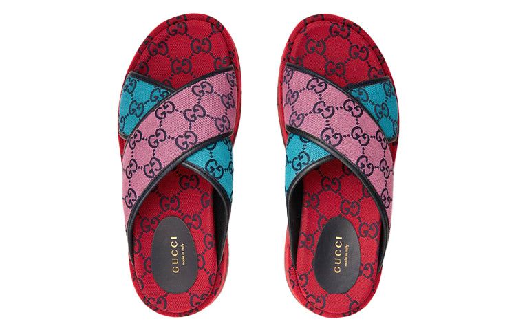 GUCCI GG Platform Sandal 'Multicolor' 663666-2UZU0-4281 sold by KicksCrew product image thumbnail 3