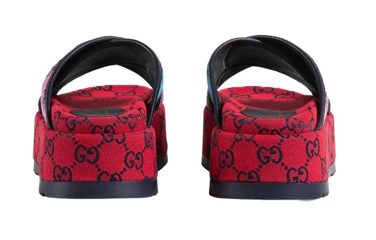 GUCCI GG Platform Sandal 'Multicolor' 663666-2UZU0-4281 sold by KicksCrew product image thumbnail 4