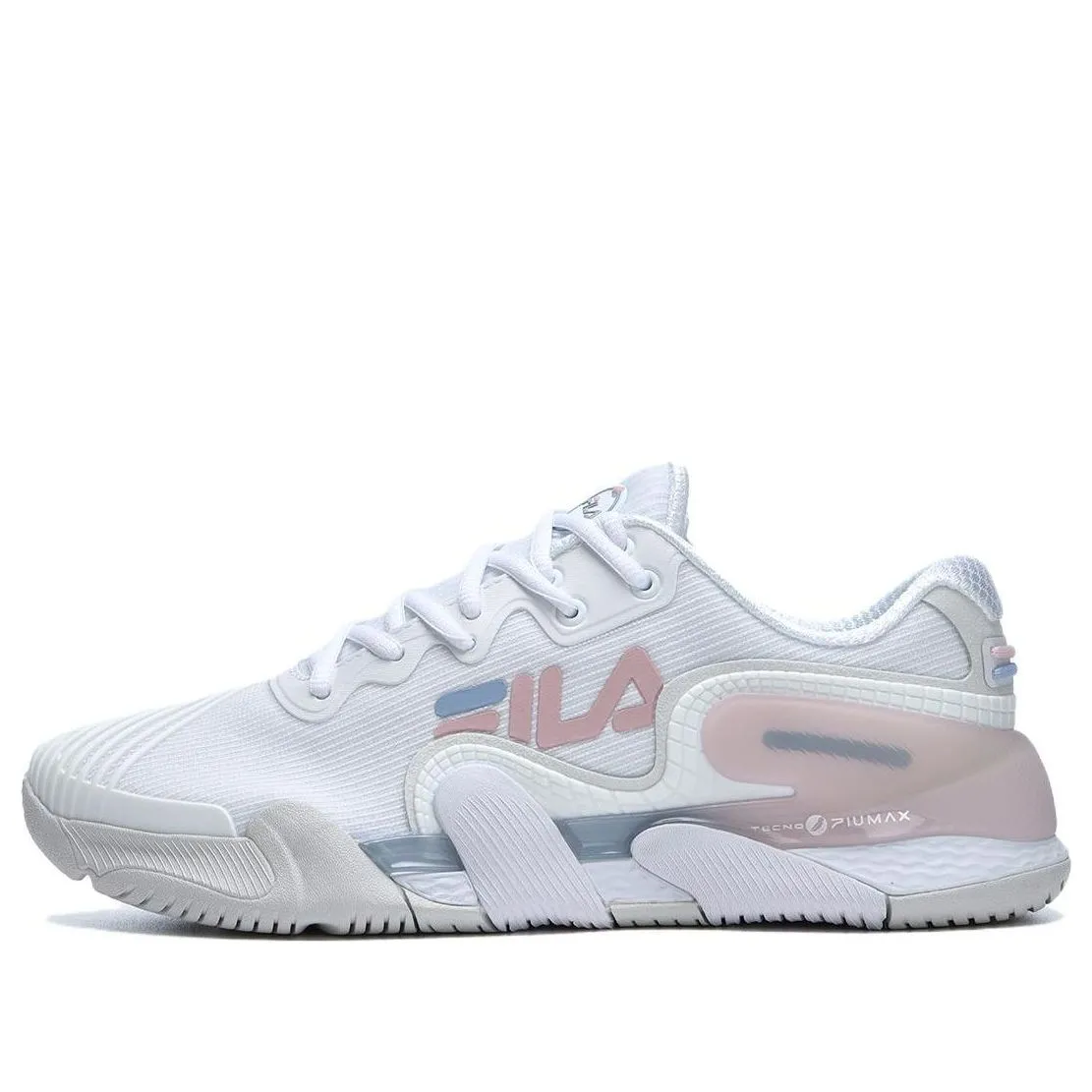 (WMNS) FILA POTENZA Sports Sneakers 'White Pink Blue' A12W321501FWT sold by KicksCrew