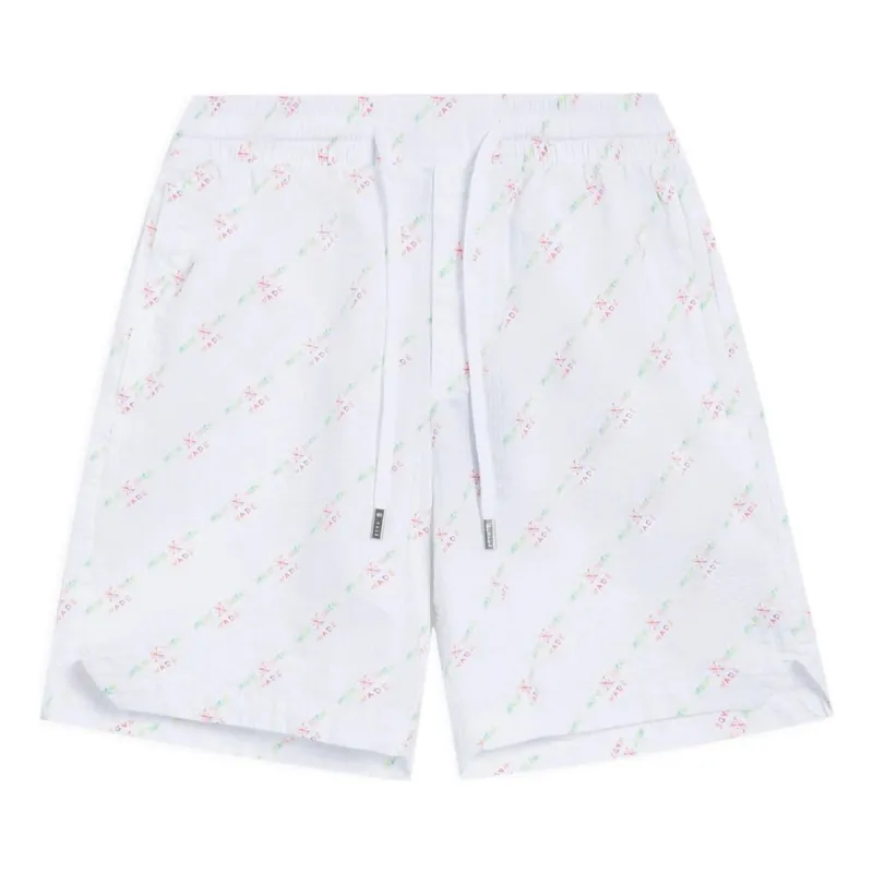 Li-Ning Way Of Wade All-Over Print Shorts 'White' AKSS429-2 sold by KicksCrew