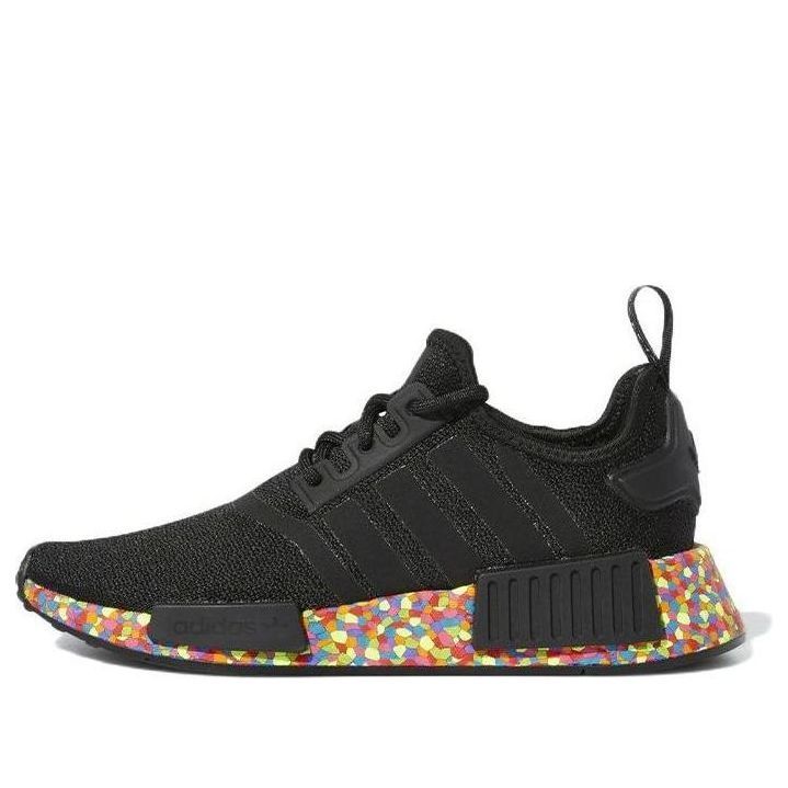 (GS) Adidas Originals NMD_R1 Shoes 'Core Black Multi' GX7179 sold by KicksCrew