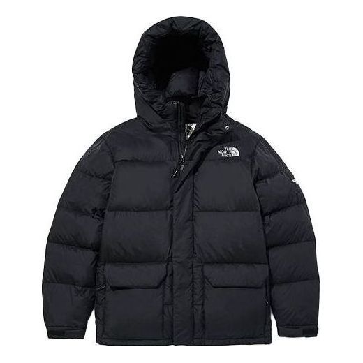 THE NORTH FACE Hooded Down Praka Jacket 'Black' NJ1DL53J sold by KicksCrew