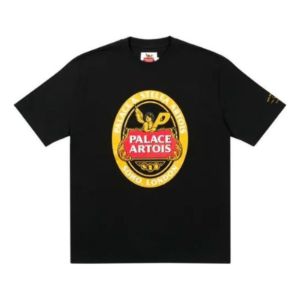 Palace X Stella Artois FW21 Logo T-Shirt 'Black' P21STTS008 sold by KicksCrew