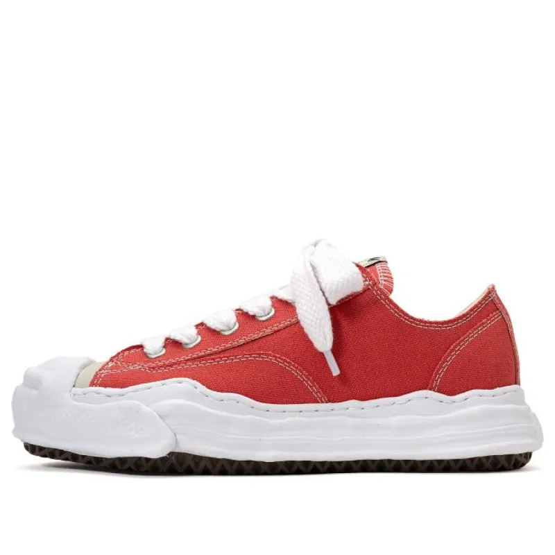 Maison MIHARA YASUHIRO HANK OG Sole Canvas Low-top Sneaker 'Orange' A05FW702-ORG sold by KicksCrew