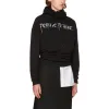 Balenciaga 'Femme Fatale' Oversized Stretch-Jersey Hooded Top 'Black' 482217TTK141000 sold by KicksCrew