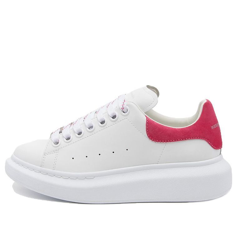 (WMNS) Alexander McQueen Oversized Sneakers 'White Rose Pink' 718139WIBN28844 sold by KicksCrew