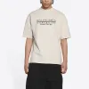 Balenciaga Retail Therapy Medium Fit T-Shirt 'Ivory Black' 612966TLVB19054 sold by KicksCrew