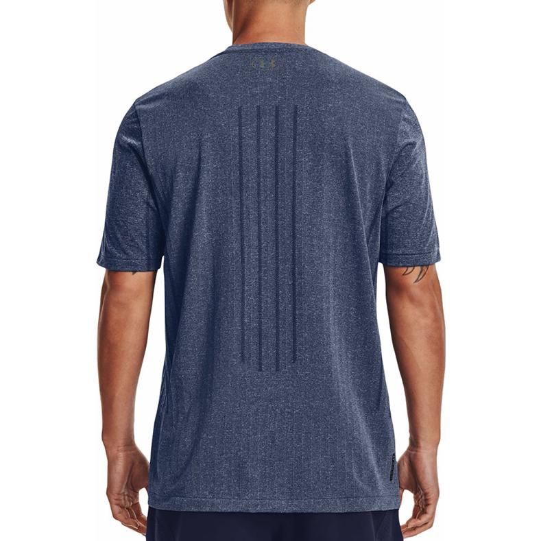 Under Armour Rush Seamless Short Sleeve T-shirt 'Academy' 1373724-408 sold by KicksCrew product image thumbnail 5