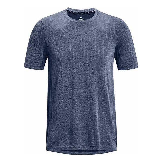 Under Armour Rush Seamless Short Sleeve T-shirt 'Academy' 1373724-408 sold by KicksCrew